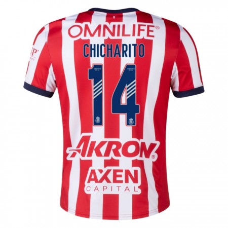 CD Guadalajara Chicharito 14 Domácí 2024-25 - Fotbalové Dresy (S/S) CD Guadalajara Chicharito 14 Domácí 2024-25 - Fotbalové Dresy (S/S)